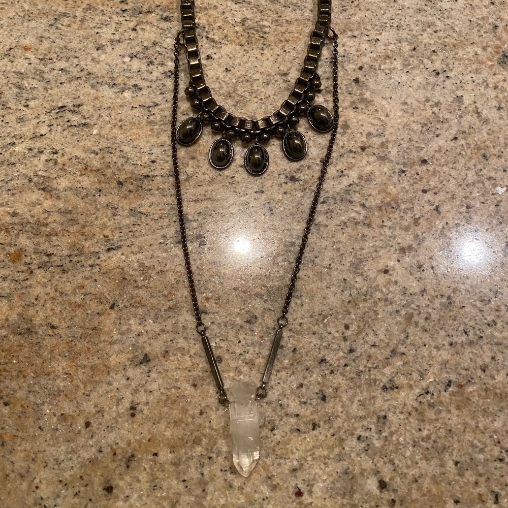 Crystal Pendant Necklace